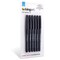 KINGART® Studio Felt Tip Pens, Medium Point, Set 6 Black Ink Markers